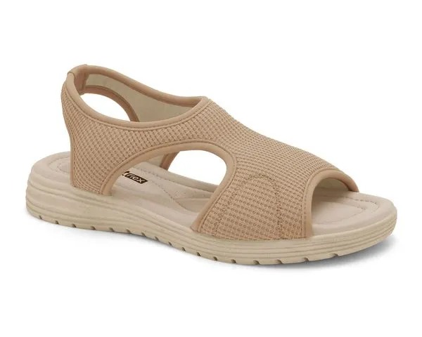 Sandália Papete Caqui Comfortflex